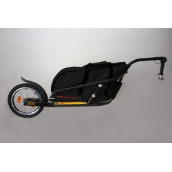 Black Žeryk 16" with black bag and seatpost hitch